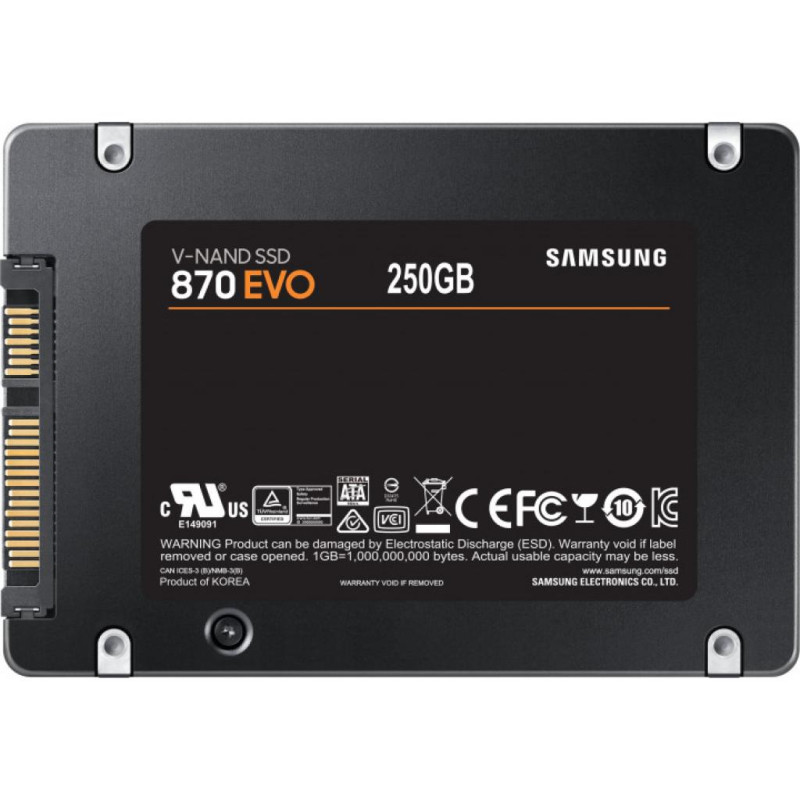 SSD накопичувач Samsung 870 EVO 250 GB (MZ-77E250BW)