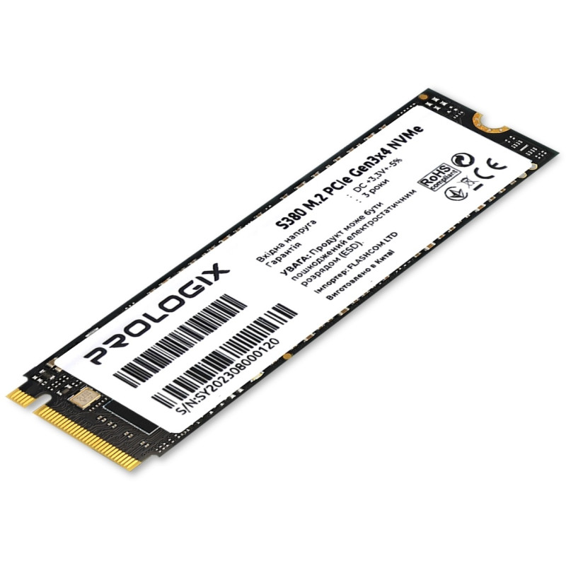 Накопичувач SSD Prologix 512GB S380 M.2 2280 (PRO512GS380)