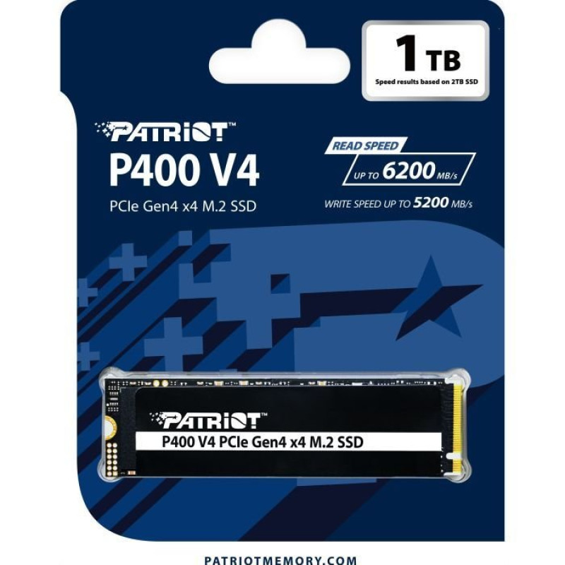 Накопичувач SSD Patriot M.2 2280 1TB P400 (P400VP1TBM28H)