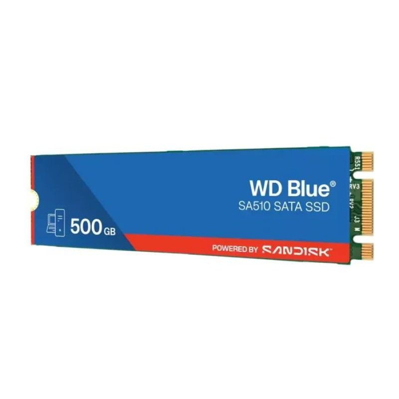 Накопичувач SSD WD M.2 2280 500GB SA510 BLUE (WDS500G3B0B-00AXS0)
