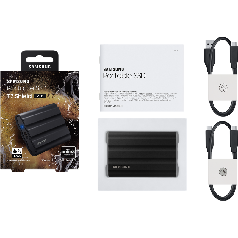 Накопичувач SSD Samsung USB 3.2 2TB T7 Shield (MU-PE2T0S)