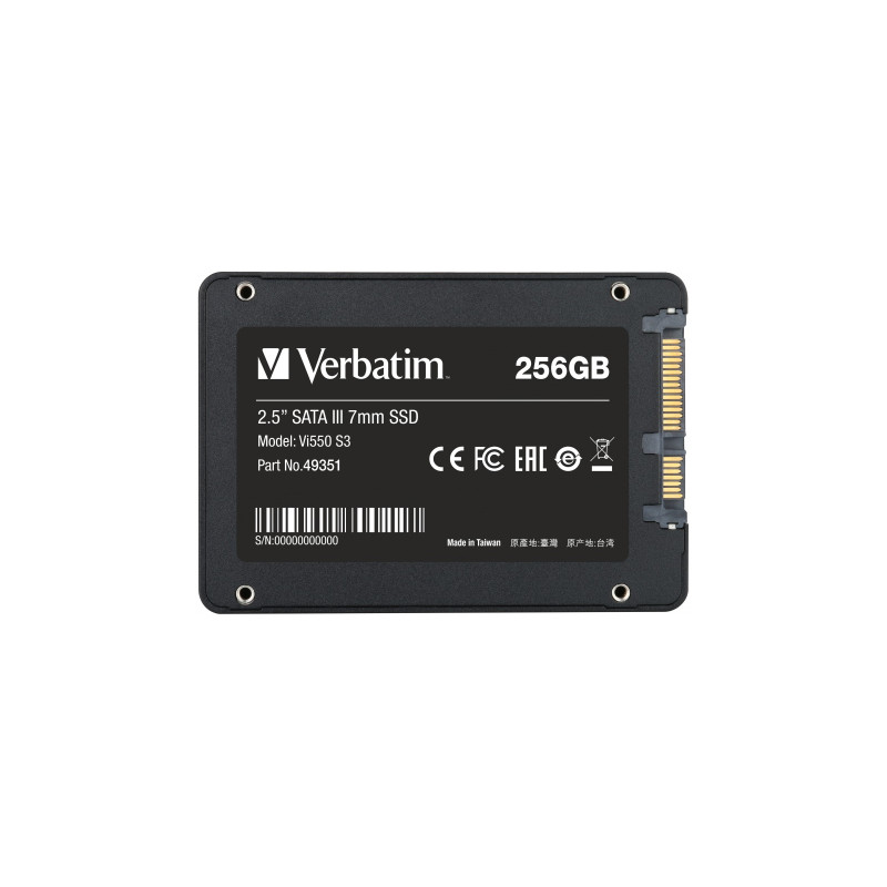 Накопичувач SSD Verbatim Vi500 256 GB (49351)