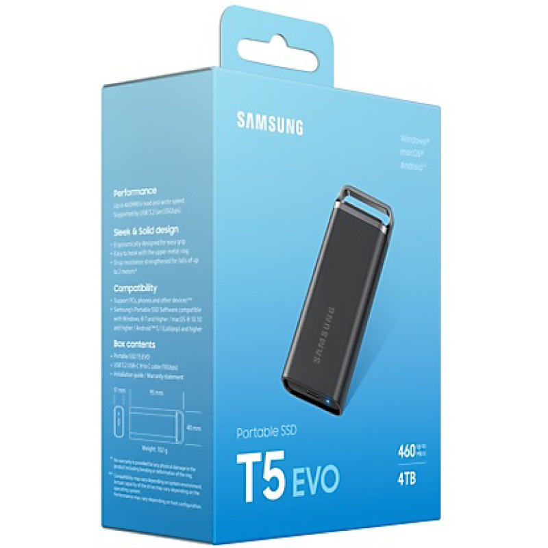 Накопичувач SSD Samsung USB 3.2 4TB T5 Shield (MU-PH4T0S/WW)