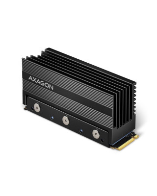Радіатор Axagon для диска M.2 SSD CLR-M2XL Black