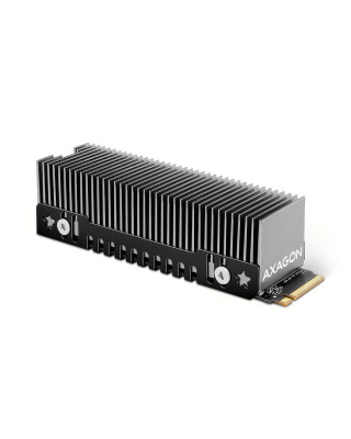 Радіатор Axagon для диска M.2 SSD CLR-M2XT Grey