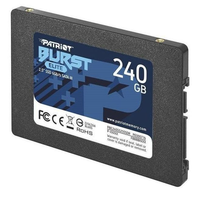 SSD накопичувач PATRIOT Burst Elite 240 GB (PBE240GS25SSDR)
