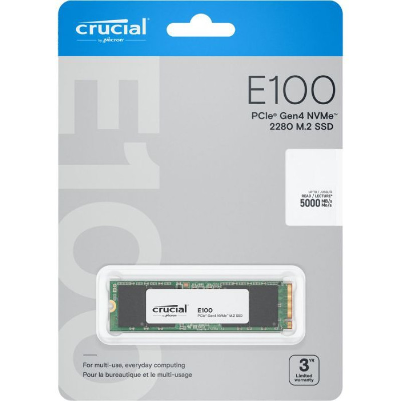 Накопичувач SSD Crucial M.2 2280 480GB E100 (CT480E100SSD8)