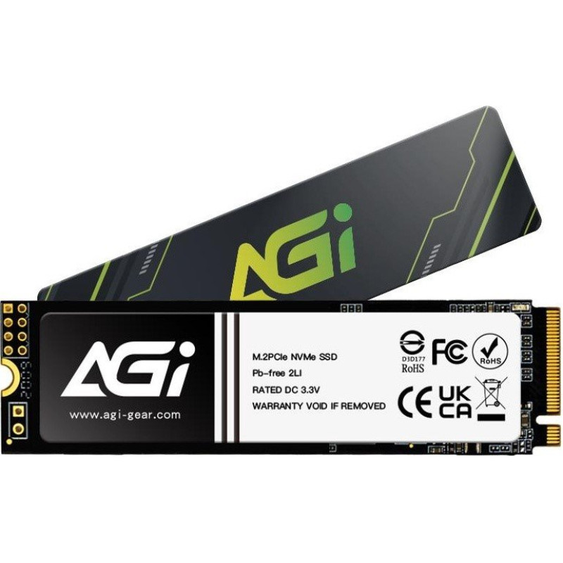 Накопичувач SSD AGI m.2 NVMe 1Tb AI818 2280 PCIe 4.0x4 1.4 QLC (AGI1T0G43AI818-CB)