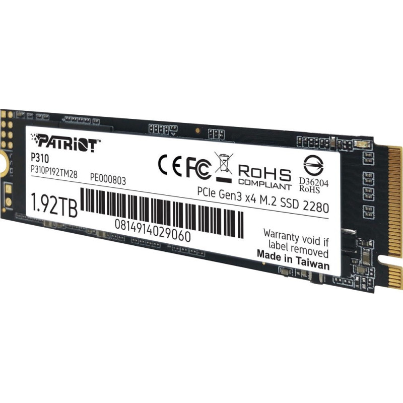SSD накопичувач PATRIOT P310 1.92 TB (P310P192TM28)