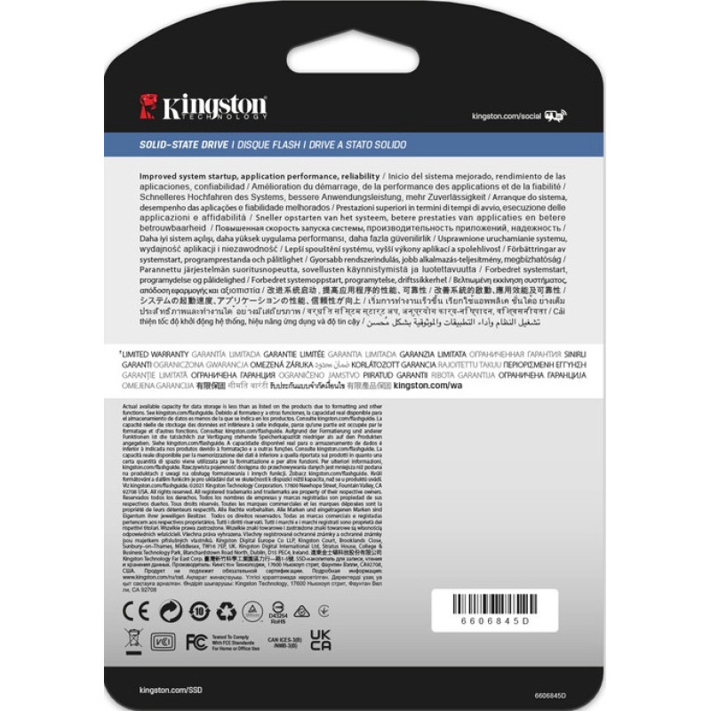 Накопичувач SSD Kingston 2.5