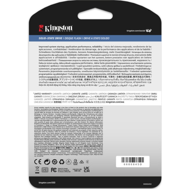 Накопичувач Kingston SSD 2.5