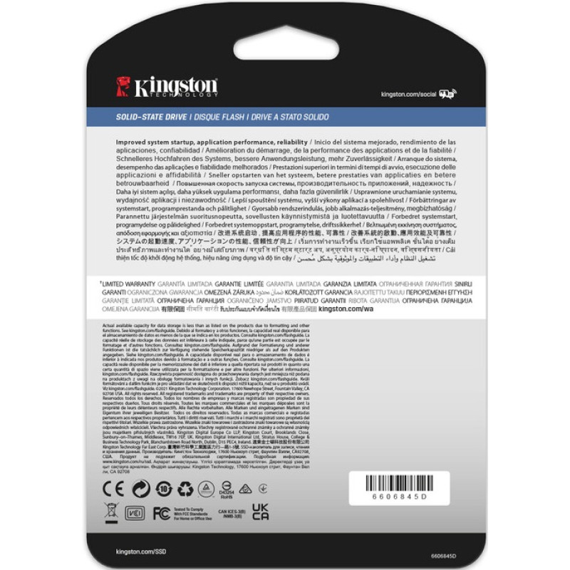 Накопичувач SSD Kingston 2.5