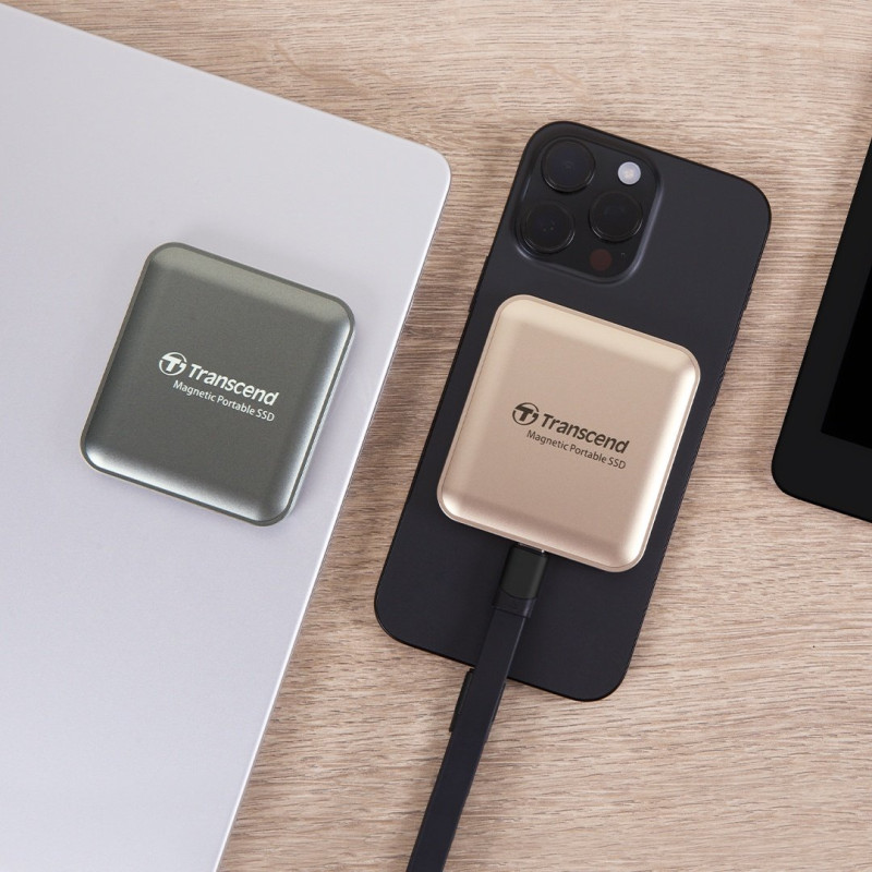 Накопичувач SSD Transcend ESD420 4TB USB Type-C 3D NAND TLC Champagne Gold (TS4TESD420G)