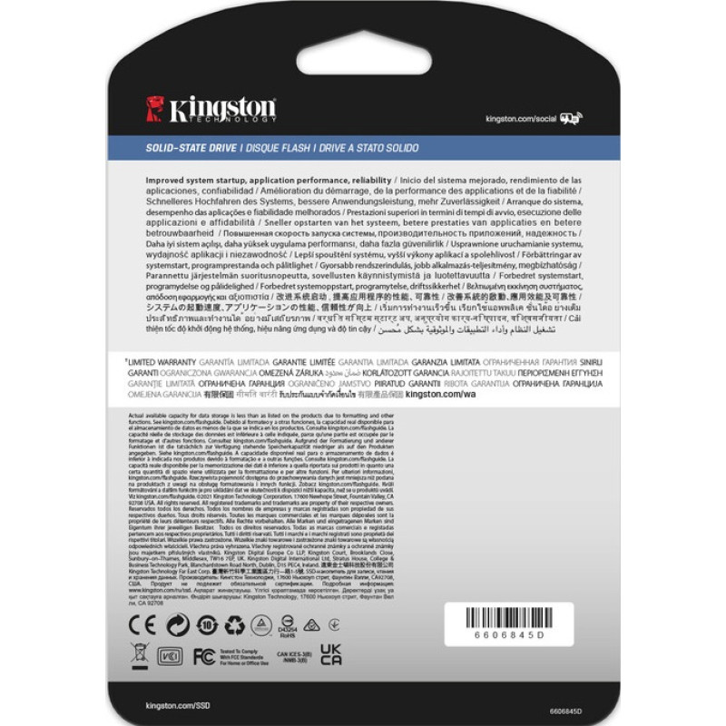 Накопичувач SSD Kingston 2.5