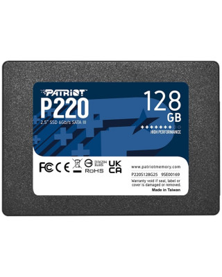 Накопичувач SSD Patriot 128GB P220 2.5