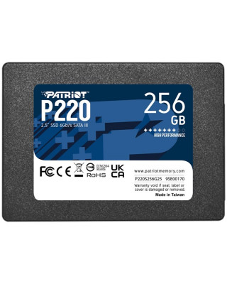 Накопичувач SSD Patriot 256GB P220 2.5