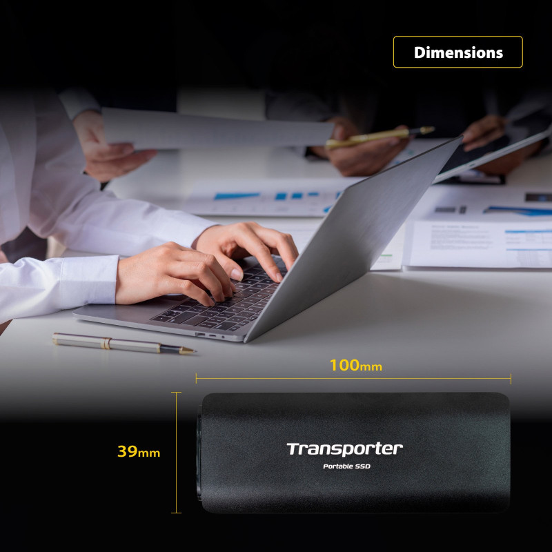 Накопичувач SSD Patriot Transporter 512GB USB 3.2 Type-C Black (PTP512GPEC)