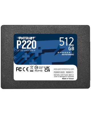 Накопичувач SSD Patriot P220 512GB 2.5
