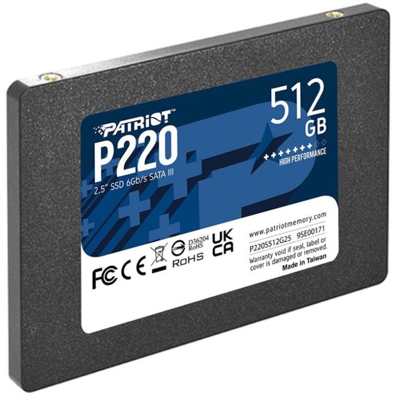 Накопичувач SSD Patriot P220 512GB 2.5