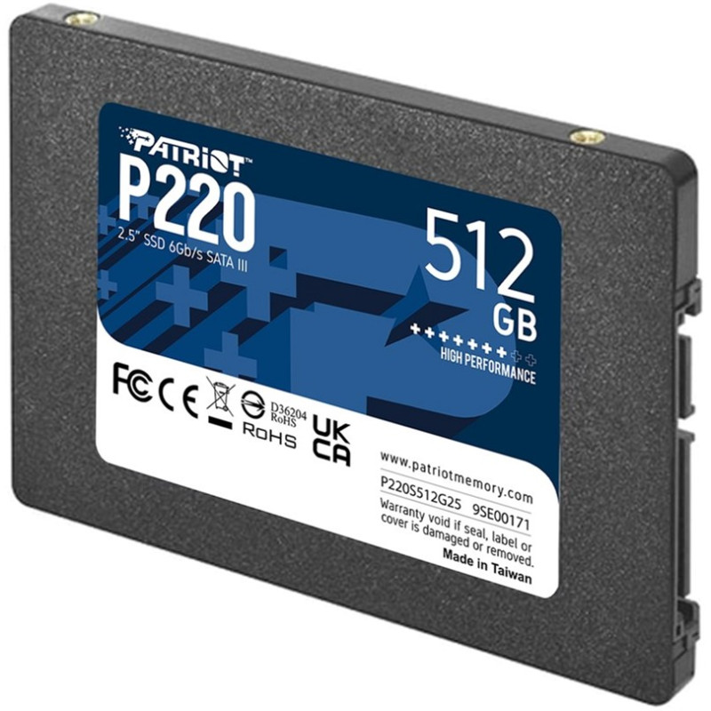 Накопичувач SSD Patriot P220 512GB 2.5