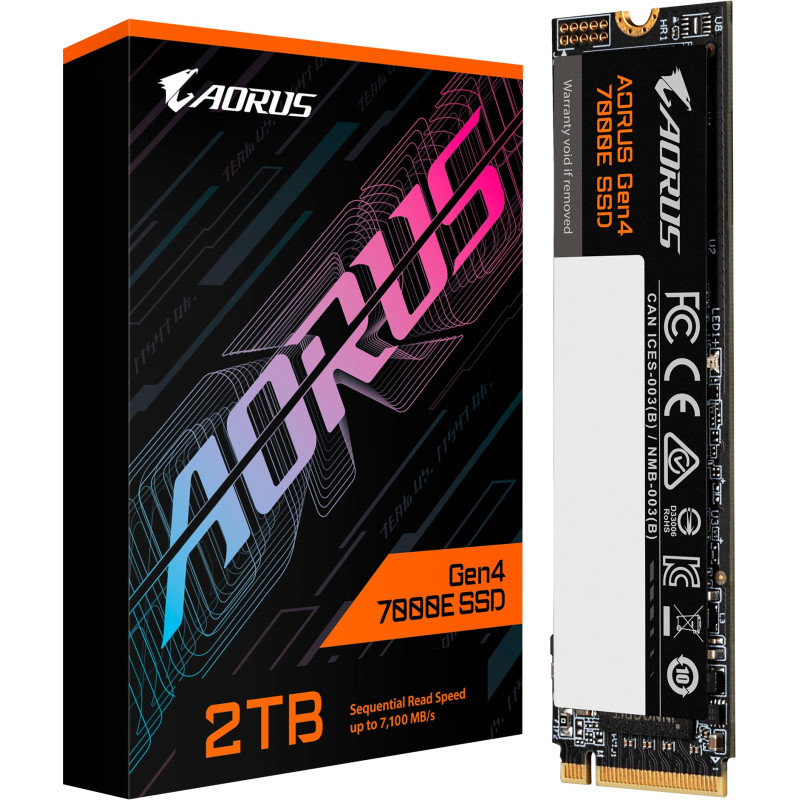 Накопичувач SSD GIGABYTE AORUS Gen4 7000E 2TB M.2 2280 (AG470E2TB)