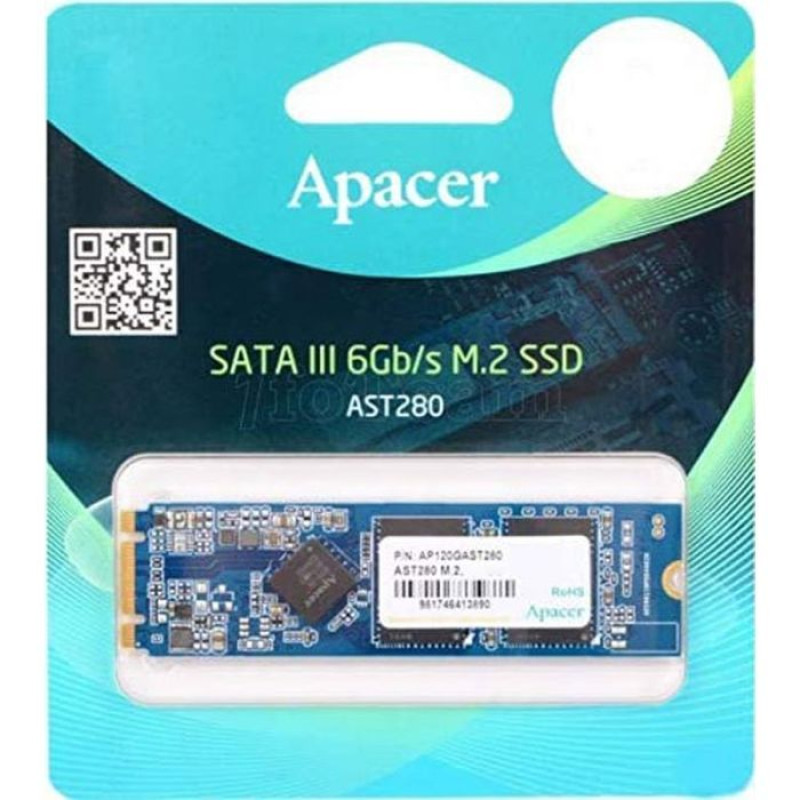 Накопичувач SSD Apacer M.2 2280 128GB (AP128GAST280X-1)