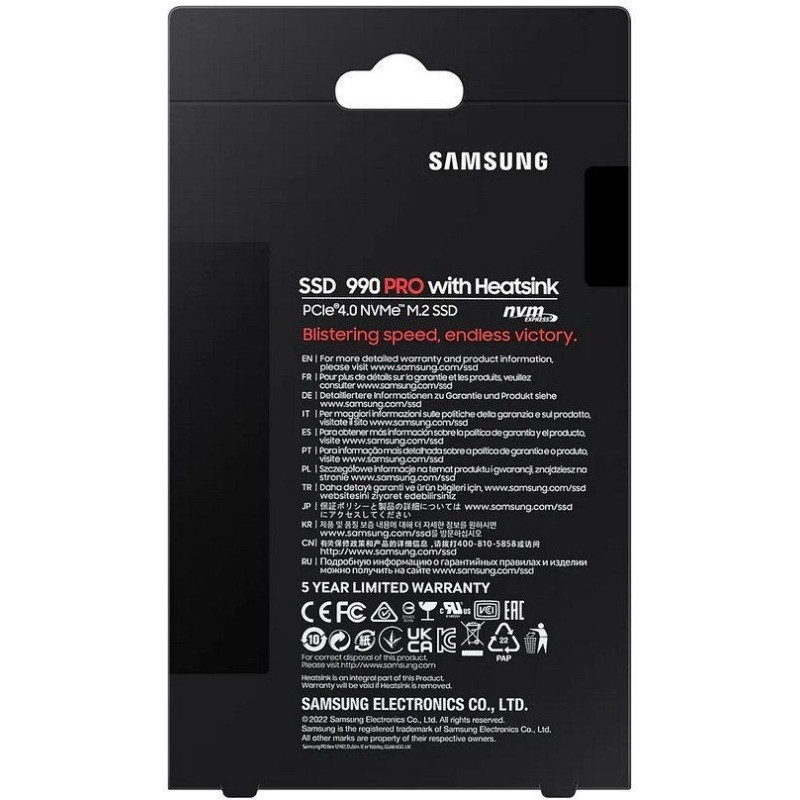 Накопичувач SSD Samsung M.2 2280 1TB (MZ-V9P1T0CW)