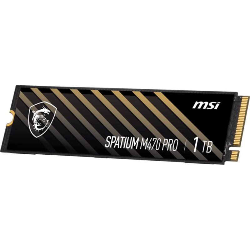 Накопичувач SSD MSI Spatium M470 Pro 1TB M.2 2280 NVMe PCIe 4.0 x4 3D NAND TLC (S78-440L0J0-P83)