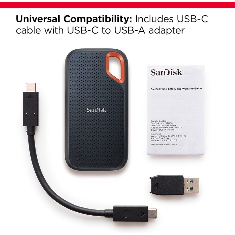 Накопичувач SSD SanDisk USB 3.2 4TB (SDSSDE61-4T00-G25)