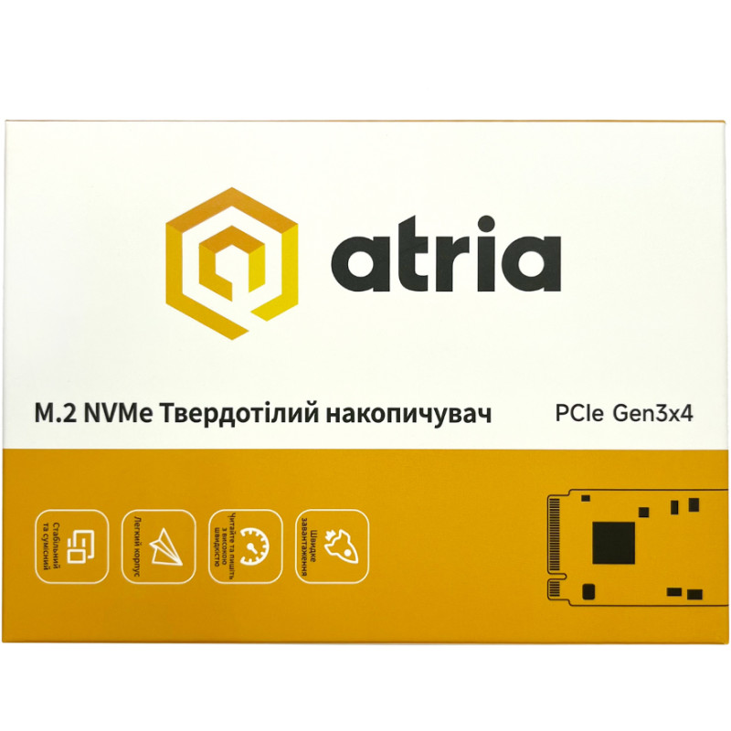 Накопичувач SSD Atria X500S 256 GB (ATNVMX500S/256)