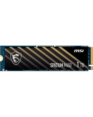 Накопичувач SSD MSI Spatium M450 1TB NVMe M.2 PCIe 4.0 TLC 3D NAND (S78-440L980-P83/S78-440L0M0-P83)