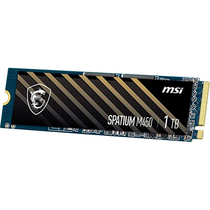 Накопичувач SSD MSI Spatium M450 1TB NVMe M.2 PCIe 4.0 TLC 3D NAND (S78-440L980-P83/S78-440L0M0-P83)