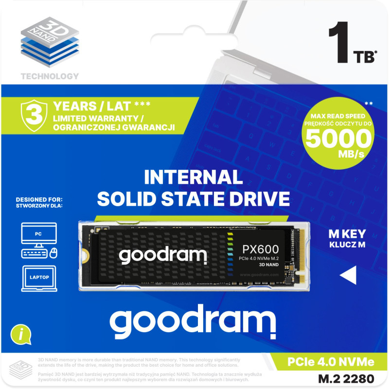 Накопичувач SSD Goodram 500GB PX600 (SSDPR-PX600-500-80)