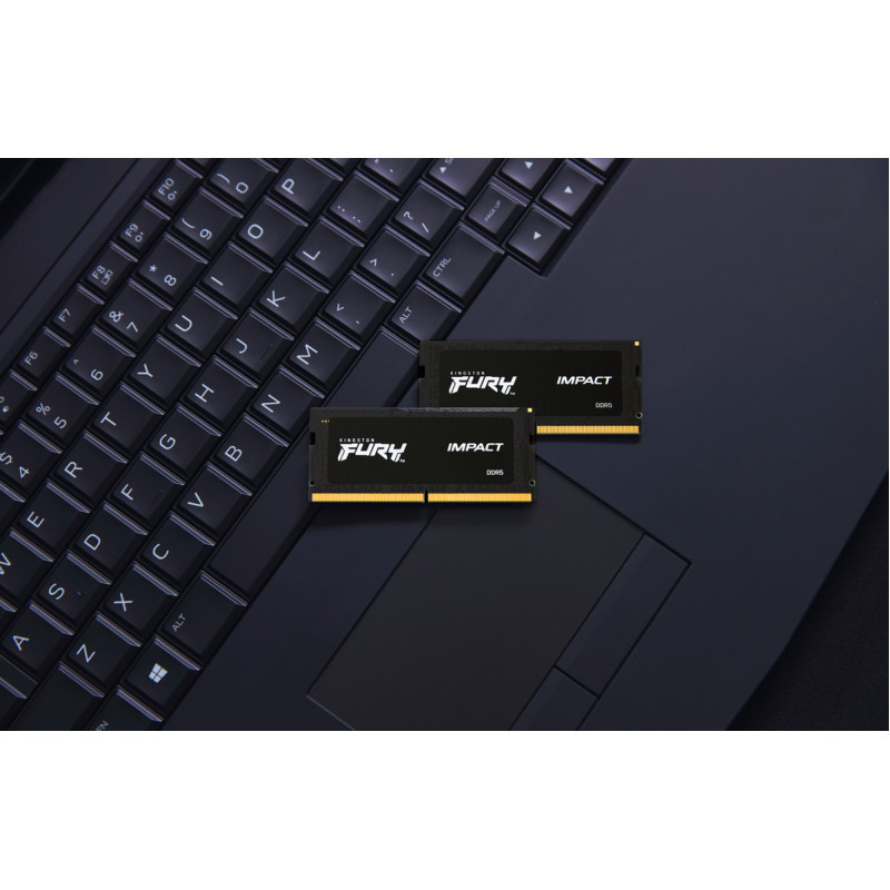 Модуль пам'яті Kingston SoDIMM DDR5 16GB 5600MHz Impact Fury (ex. HyperX) (KF556S40IB-16)