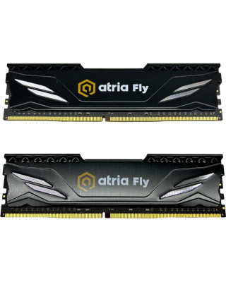 Модуль пам'яті Atria DDR4 32GB 2x16GB 3200MHz Fly Black (UAT43200CL18BK2/32)