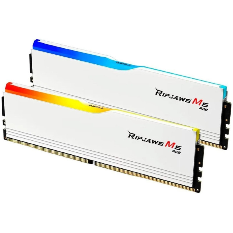 Модуль пам'яті G.Skill Ripjaws M5 RGB White DDR5-6400 32GB (2x16GB) (F5-6400J3648F16GX2-RM5RW)