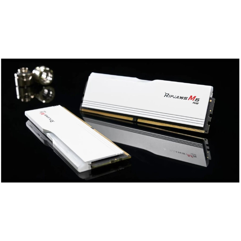 Модуль пам'яті G.Skill Ripjaws M5 RGB White DDR5-6400 32GB (2x16GB) (F5-6400J3648F16GX2-RM5RW)