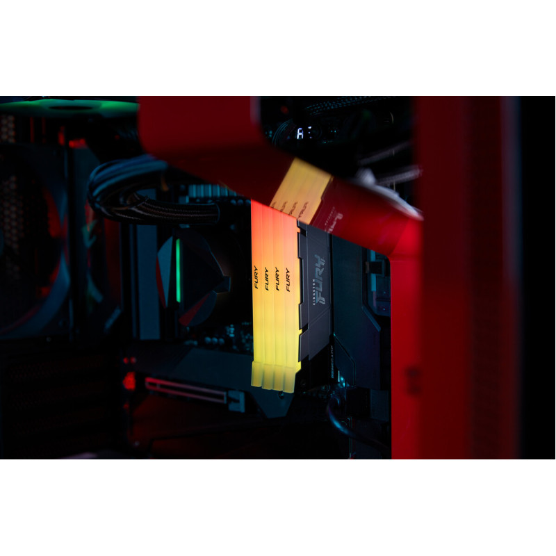 Модуль пам'яті Kingston DDR4 64GB (2x32GB) 3600 MHz FURY Renegade RGB Fury (ex. HyperX) (KF436C18RB2AK2/64)