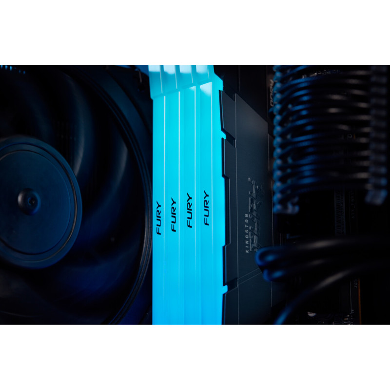 Модуль пам'яті Kingston DDR4 64GB (2x32GB) 3600 MHz FURY Renegade RGB Fury (ex. HyperX) (KF436C18RB2AK2/64)