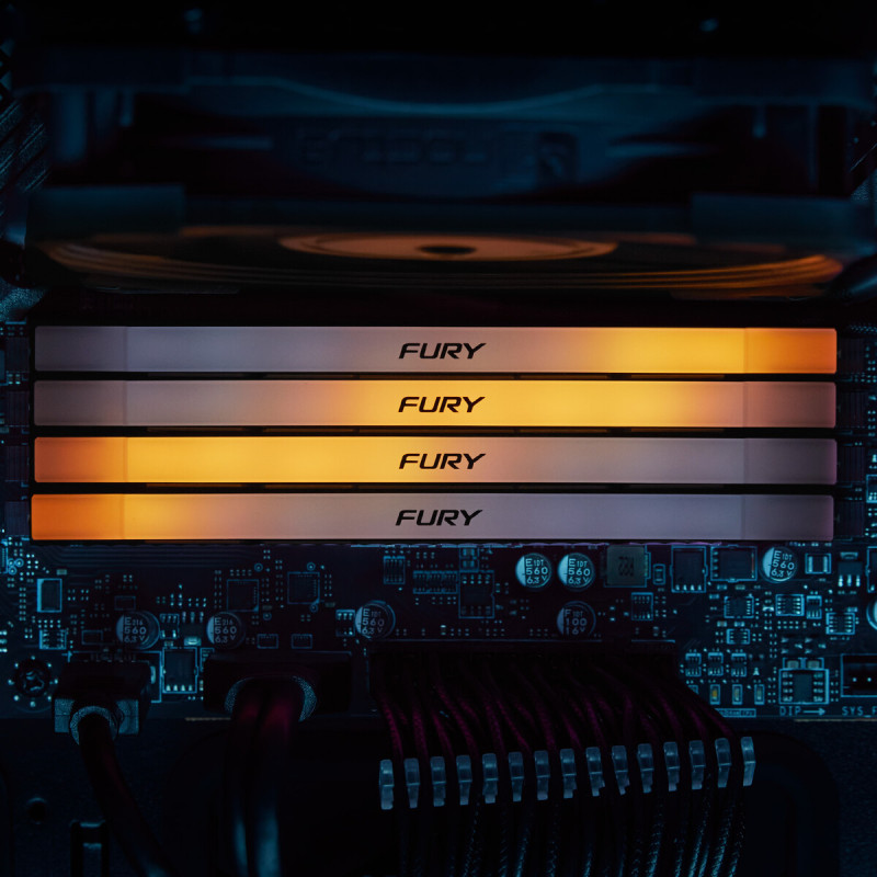 Модуль пам'яті Kingston DDR4 64GB (2x32GB) 3600 MHz FURY Renegade RGB Fury (ex. HyperX) (KF436C18RB2AK2/64)