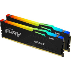 Модуль пам'яті Kingston DDR5 64GB KIT (32GBx2) 6000 FURY Beast RGB (KF560C36BBE2AK2-64)