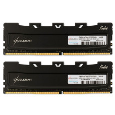 Модуль пам'яті eXceleram DDR4 16GB (2x8GB) 3200MHz Black Kudos (EKBLACK4163222AD)