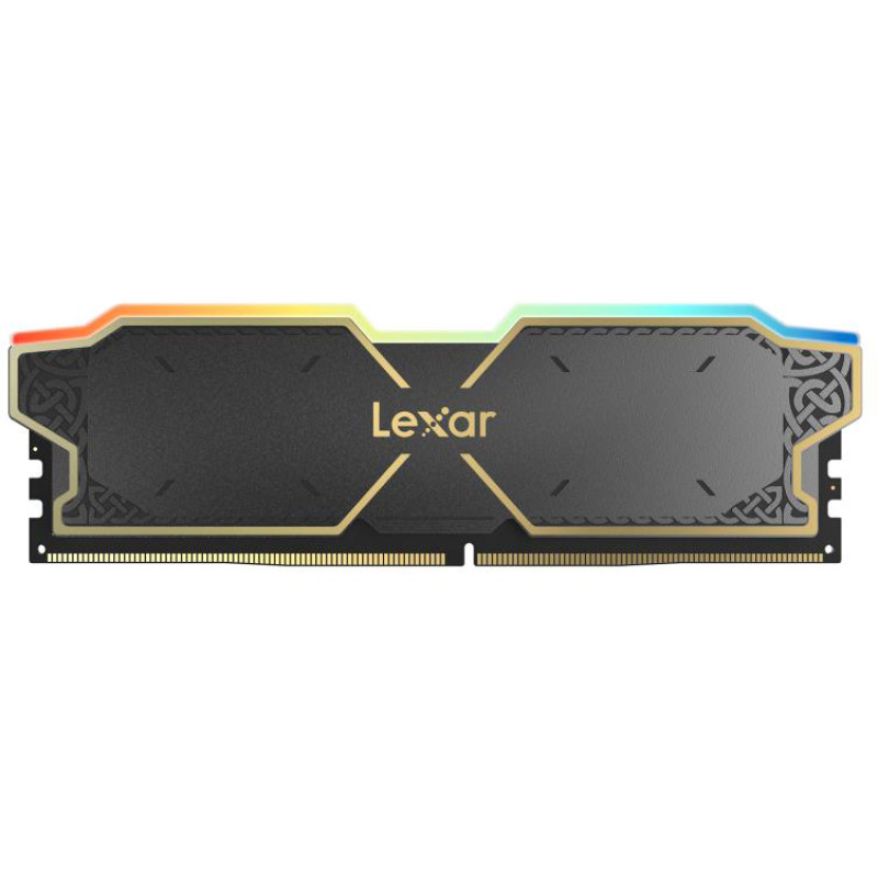 Пам'ять пам'яті Lexar Thor RGB DDR5-6000 32768MB (набір 2x16384MB) Чорний (LD5U16G60C38BG-RGD)