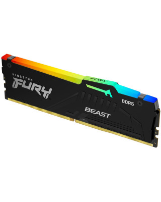 Модуль пам'яті Kingston DDR5 32GB 5600 MHz Beast RGB XMP Fury (ex. HyperX) (KF556C40BBA-32)