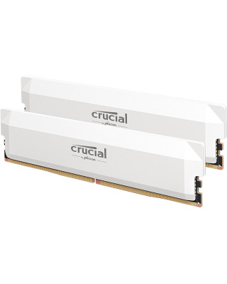 Модуль пам'яті Crucial 64 GB (2x32GB) DDR5 6400 MHz Pro White (CP2K32G64C40U5W)