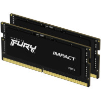 Модуль пам'яті Kingston Fury DDR5 SO-DIMM 32GB 2x16GB 4800MHz Impact (KF548S38IBK2-32)