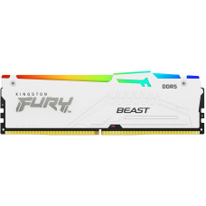 Модуль пам'яті Kingston Fury Beast DDR5-6400 RGB 32768MB PC5-51200 White (KF564C32BWA-32)