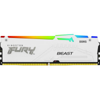 Модуль пам'яті Kingston DDR5 16GB 6000 MHz Beast White RGB EXPO Fury (ex.HyperX) (KF560C36BWE2A-16)
