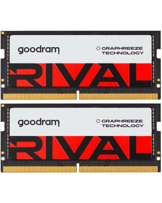 Модуль пам'ятi Goodram SO-DIMM DDR5 2x16GB/5600 Rival (GGEES5-56L40S/32GDC)