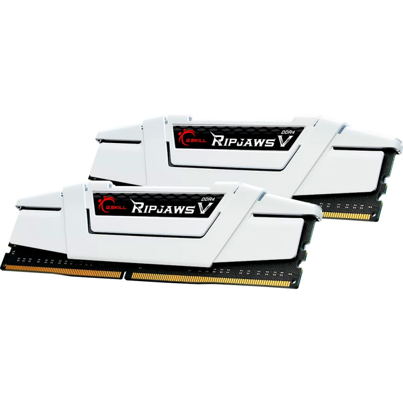 Модуль пам'яті G.Skill DDR4 32GB (2x16G) 3600 MHz RipjawsV White (F4-3600C18D-32GVW)